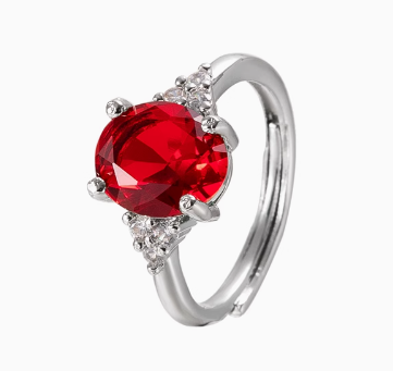 Red Gemstones Ring